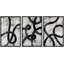 «Abstract Black Line Minimalist Ink Brushstroke», 3 pièces-99077899-99077902