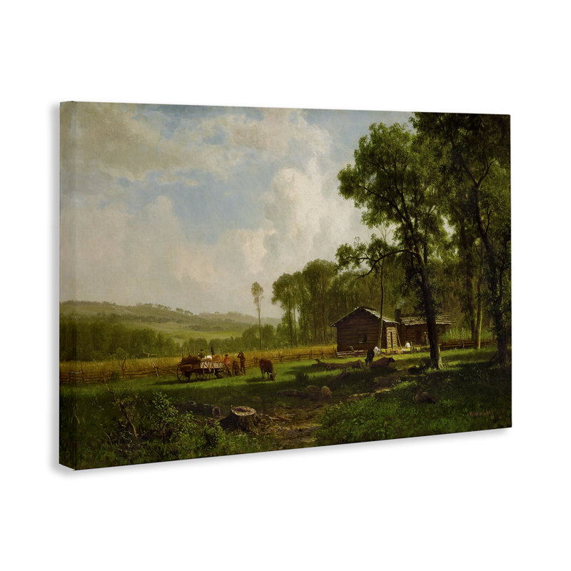 Art mural classique sur toile par les premiers colons par one1000paintings, H 24 po x l 36 po