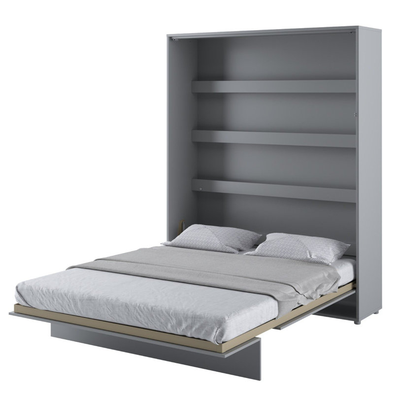 Nadarius Murphy Bed, Single (3'), White Gloss