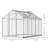 10' L x 6' W Walk-In Polycarbonate Greenhouse with Roof Vent for Ventilation & Rain Gutter, Hobby Greenhouse for Winter-98260963
