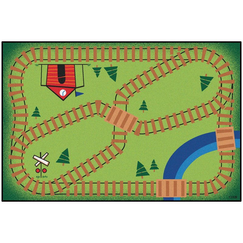 KID$ Value Rugs™ Tufted Green Area Rug, 4' x 6'