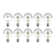 Mcswain 60 Watt Equivalent G25 E26/Medium (Standard) Dimmable 3000K LED Bulb