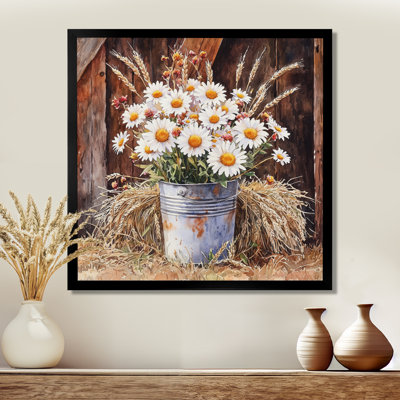 Ditullio Summer Daisies Bouquet At The Farm I - marguerites, art mural