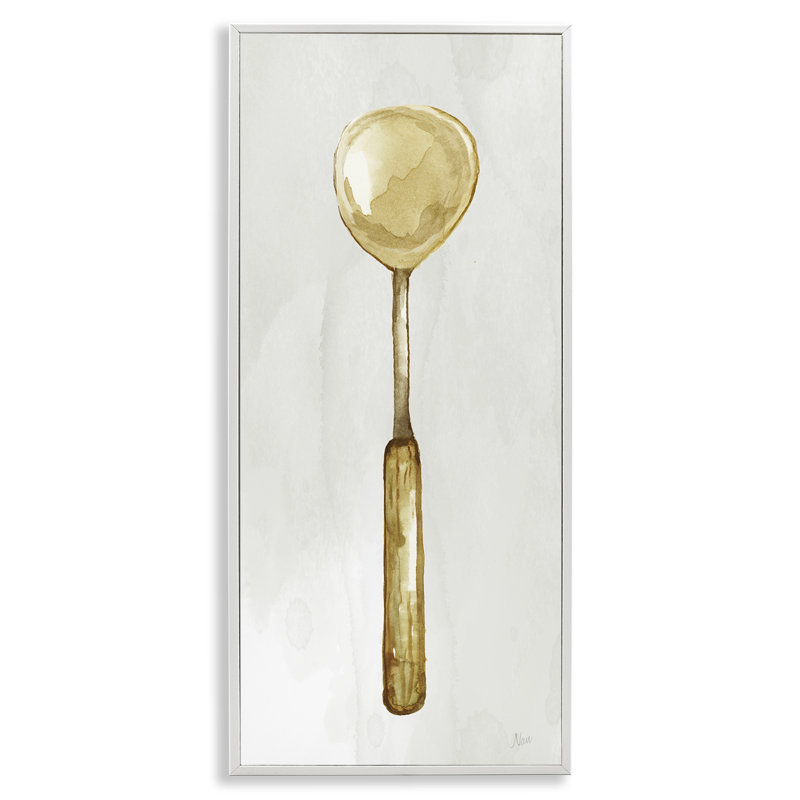  Ustensile de cuisine rustique Stupell Industries, estampe numérique encadrée par Nan, H 24 po x l 10 po