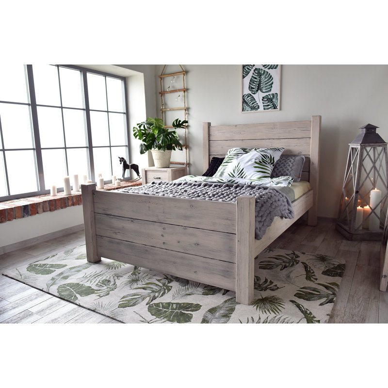 White Springs Solid Wood Bed, European Super King ( 180 x 200 cm )