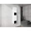 Armoire de salle de bain murale moderne moderne, 12 po, 2 portes à fermeture douce, fixation latérale blanche d'aspect pur, style simple