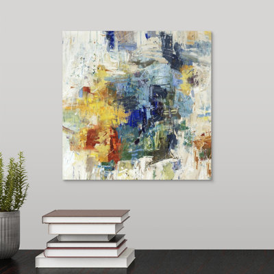 « acier blue stare ii », peinture sur toile