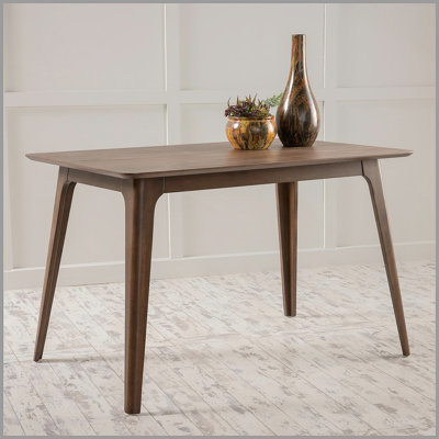 Dining Table Solid Wood Legs, Walnut