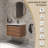 Branigans 29.56 " W Wall Mounted Wall Mounted 1 Single Vanity Bathroom Vanity With Resin Top
