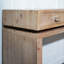 Console rustique en bois avec 3 tiroirs pour le hall d'entrée du hall d'entrée avec rangement spacieux et fabrication robuste