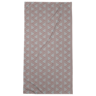 Serviette de bain zigzag classique