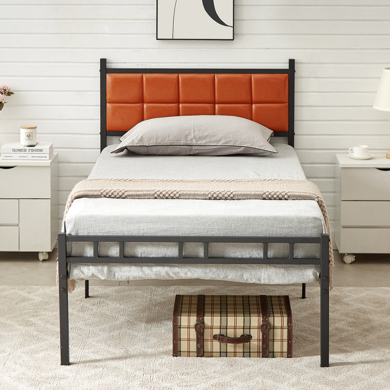 Lit Geneal, Simple, Brun rustique