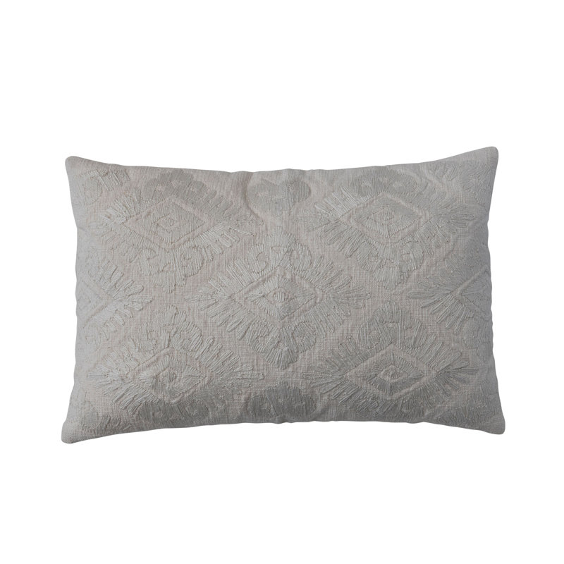 100% Cotton Lumbar Rectangular Pillow Cover & Insert