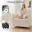 Upholstered Swivel Armchair-1899608141