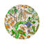 Plumeria Natural Pebble 16" Vinyl Placemat-118589481