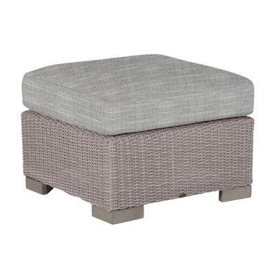 Club Woven Ottoman - Oyster