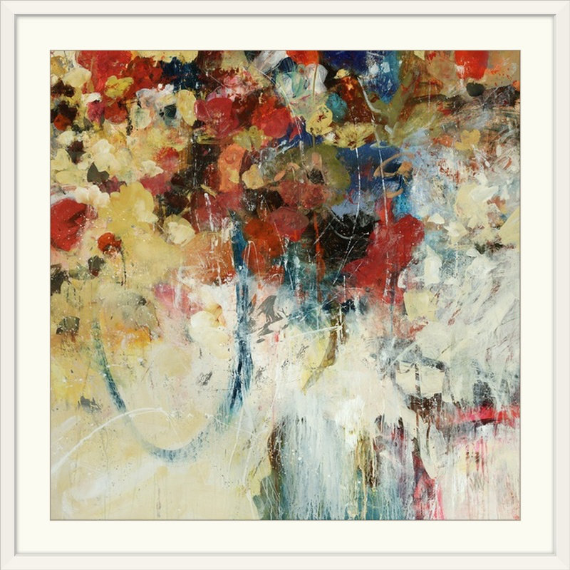 'bouquet Lancer Par Jodi Maas Peinture Impression, 20" H x 20" L x 1,5" D, Toile