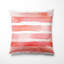 Coussin Modern Modern - Coussin rayé à rayures roses et blanches-125946731