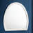 Eward Arched Dresser-Mounted Mirror in White