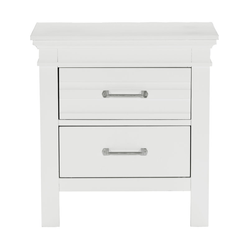 Corisco 2 - Drawer Nightstand, White