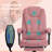 7-Point Vibrating Massage Office Chair High Back Massaging Office Desk Chair, Pink