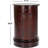 Regan Solid Wood Swivel Drum End Table with Storage-1172392176