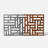 4 ft. H x 2 ft. W Screen Series Blocks Fence Panel
