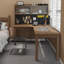 Bureau en bois massif en forme de L brun noisette-757539329-757539332