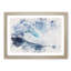 Surfing The Wave Watercolour - Single Picture Frame Print on MDF-56741114-56741115