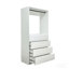 Garde-robe 32 po à quatre tiroirs en bois blanc