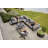 Space 2-Seater Modular Patio Sofa with Side Cushion