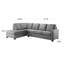 Canapé modulaire en L Alexius, beige (LHF)-620493552-620493549