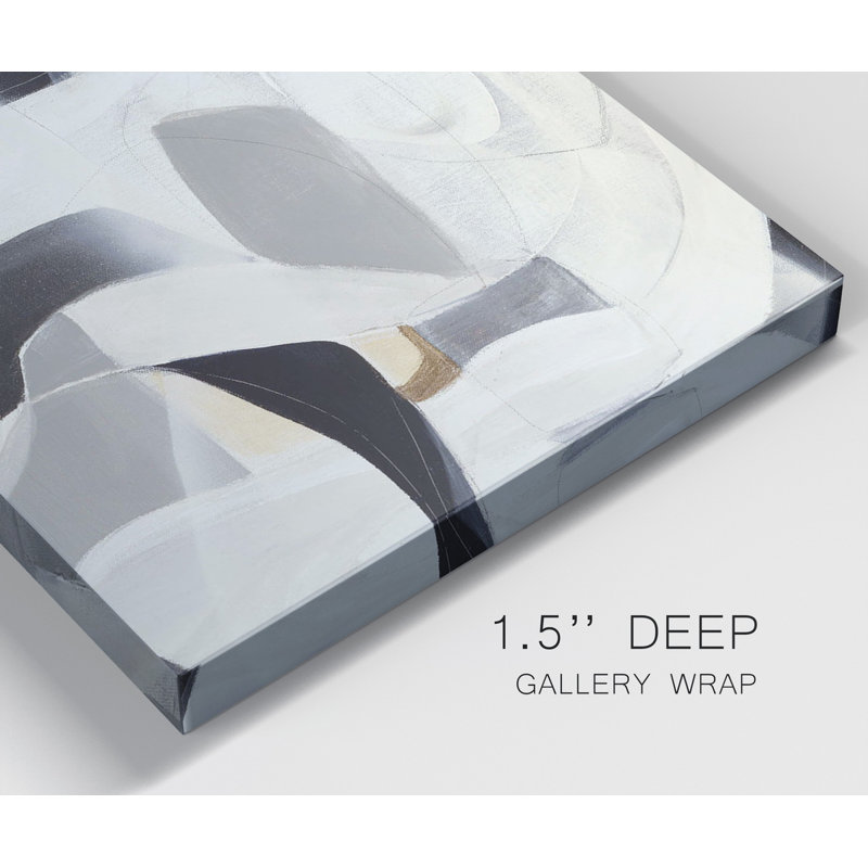 La recherche III - ensemble de 2 impressions sur toile tendue, H 32 po x l 64 po x P 1 po