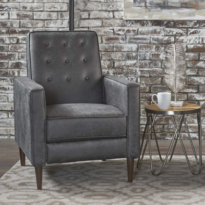 Canapé inclinable en tissu Mid-Century