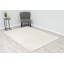Tapis beige en polyester tissé à la machine Nikith 5 pi 3 po x 7 pi 6 po
