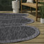 Tapis intérieur / extérieur gris foncé / gris Monte Modern-1922239550