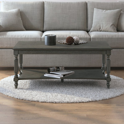 Branham Solid Wood Rectangular Coffee Table by Laurel Foundry Modern Farmhouse
