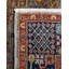 Tapis noué à la main de conception unique Serapi - brun, 8 pi 0 po x 9 pi 9 po