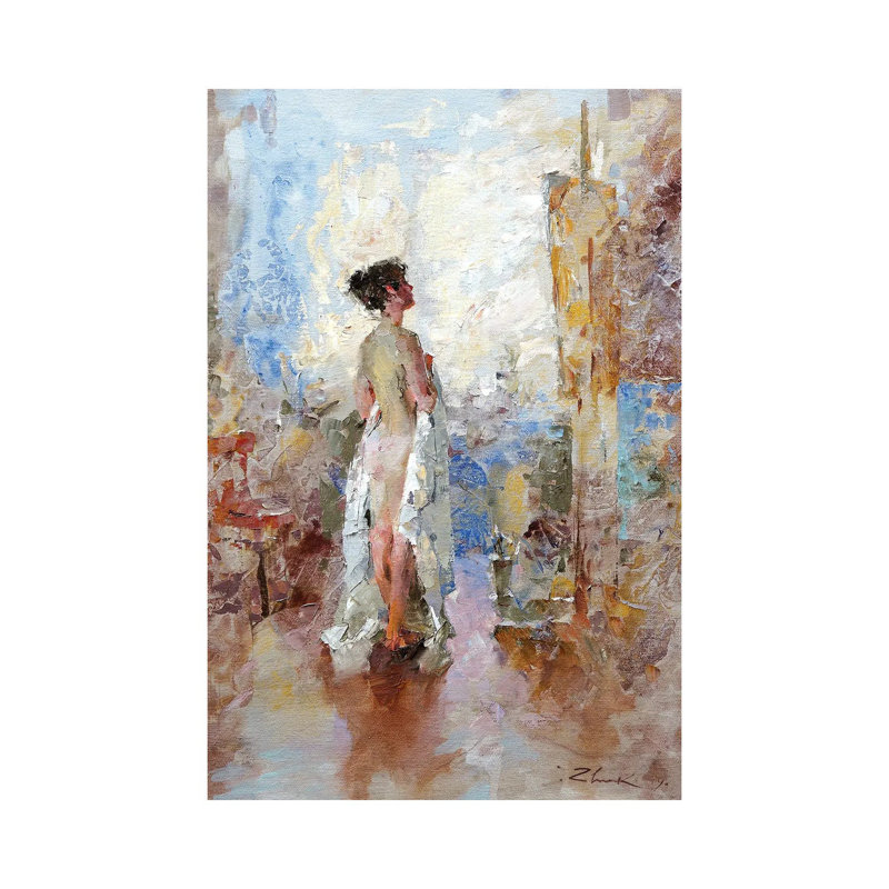 Artist's Atelier 1 Piece Wrapped Canvas Painting, 20.32 cm H x 30.48 cm W