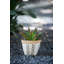 Pot à fleurs 100% ciment 2 pièces