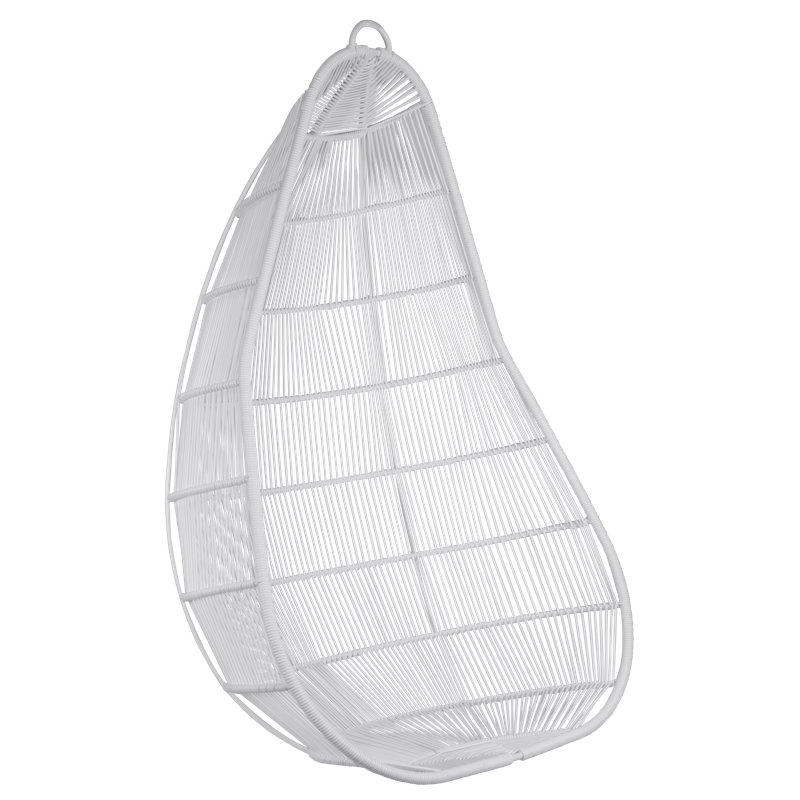 Balancelle suspendue Kwelga, Blanc