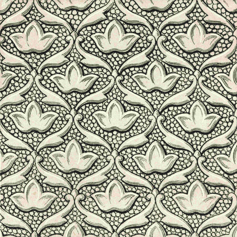 Motif de carreaux ornementaux IV, H 12 po x l 12 po x P 1,25 po