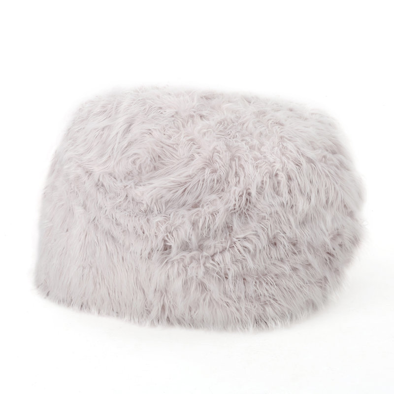 Similifourrure, Fausse fourrure mauve, H 42 po x l 54 po x P 54 po