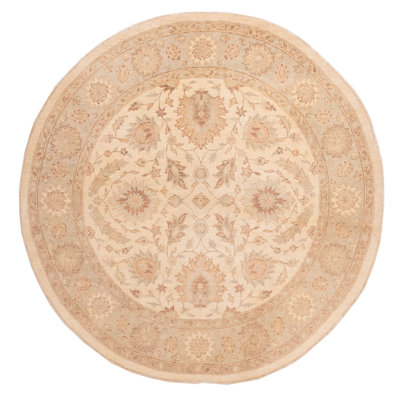 Tapis crème Peshawar Oushak 9 pi 3 po x 9 pi 3 po