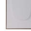 Art mural moderne en 3 dimensions pour la décoration intérieure - reproduction d'art sur toile abstraite pour le salon, la chambre à coucher ou le couloir, 40 po, blanc