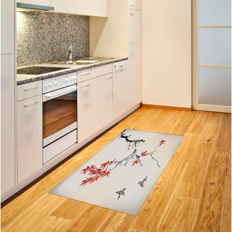 Japanese High Density Long Fiber Poly Threads Decorative Area Rug Carpet, Rectangle 2'7" x 5'