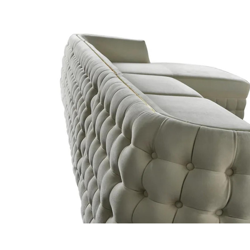 Canapé modulaire Lamor, Tissu blanc