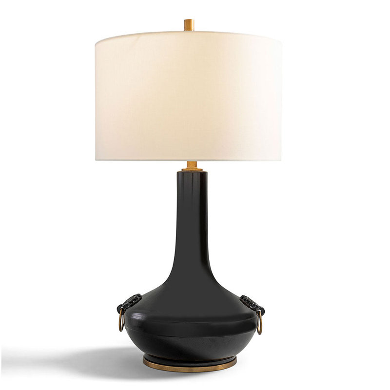Lotus Lamp, Black