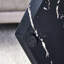 Table hexagonale de style moderne, noire avec table basse polyvalente. Rangement multifonctionnel. Différentes tailles. Nettoyage facile. Matériau