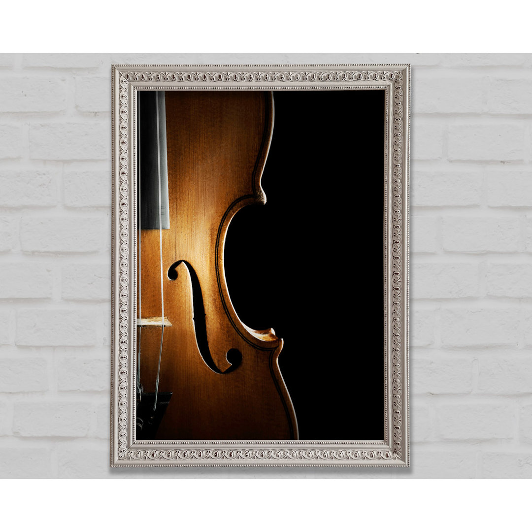 Double Bass Beauty - Einzelne Bilderrahmen Kunstdrucke